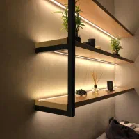 شلف، قفسه، کمد دیواری، تولیدی لوازم فلزی|کتابخانه، شلف، قفسه‌های دیواری|تبریز, |دیوار