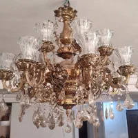 لوستر 8 شاخه 2 گل با 3 طوقه