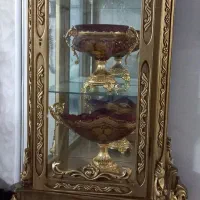 ویترین چوبی پایه بلند نو