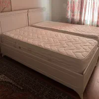 تخت تک نفره ۲عددوتشک|تخت و سرویس خواب|سقز, |دیوار