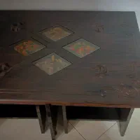 سرویس مبل ۸نفر با جلو مبلی و ۴ تا میز عسلی|مبلمان خانگی و میز عسلی|آمل, |دیوار