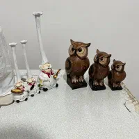 دو مدل مجسمه جغد و اشپز