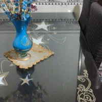 میز غذاخوری شش نفره|میز و صندلی غذاخوری|آبپخش, |دیوار