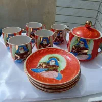 ست فنجان نعلبکی قدیمی خارجی