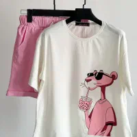 ست دوتیکه کراپ شورتک عروسکی دوخت تهران پخش دینا