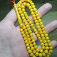 دوعدد تسبیح کهربا