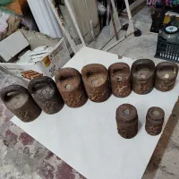 سنگهای ترازو قدیمی|کلکسیون اشیاء عتیقه|تبریز, |دیوار