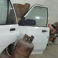 درب پرایدکامل سفید