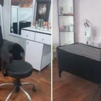 صندلی دکور کمد اصلاح استند آینه ارایشگاه