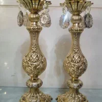 شمعدان مدل رز برنجی زیبا و جدید|صنایع دستی و سایر لوازم تزئینی|الوند, |دیوار