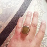 انگشتر عقیق با عیار نقره 925