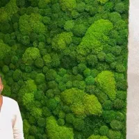 دیوار سبز خزه ای یا ماس وال