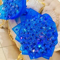 کادو گل چراغدار باکس عروسکی رزخواستگاری و تولد