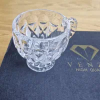 دو دست فنجان کریستال آکبند مدل آنجلیکا