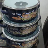 سرویسدقابلمه ۱۰ پارچه لعابی|ظروف پخت‌وپز|تهران, تهرانسر غربی|دیوار