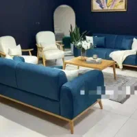 مبل راحتی هشت نفره آوینا زرین