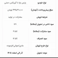 حواله پارس نوآ|خودرو سواری و وانت|اردبیل, |دیوار