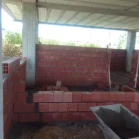 بنایی اجر ‌‌‌.بولک چینی سیمان کاری سفید