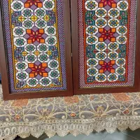 تابلو گلیم دست باف ورنی|تابلو فرش|کرمان, |دیوار