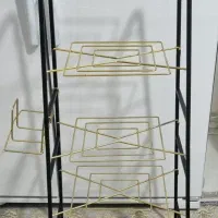 استند قابلمه ۵طبقه وجای ماهیتابه مناسب برای جهیزیه|آب‌چکان و نظم‌دهنده ظروف|تهران, شهرک بعثت|دیوار