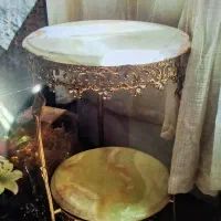 میز خاطره برنزی وتخت بچه ام دی اف متحرک