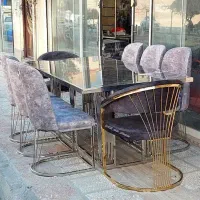 صندلی استیل 304 ناهارخوری استیل