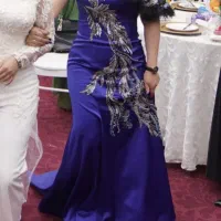 لباس مجلسی گن دوزی شده