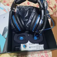 هدست گیمینگ Sades مدل Knight Pro با پایه|قطعات و لوازم جانبی رایانه|اهواز, زندوکیلی|دیوار