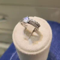 حلقه وپشت حلقه نقره|جواهرات|قم, صفائیه|دیوار