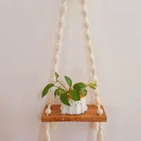 اویز .شلف مکرومه|صنایع دستی و سایر لوازم تزئینی|عطاملک, |دیوار