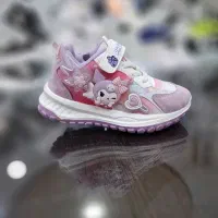 کتونی دخترانه کرومی چراغی و فرفره دار طبی|کفش و لباس بچه|برخوار, |دیوار