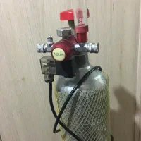 کپسولco2با رگلاتور و فیلتر سطلی دست دوم آکواریوم