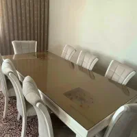 غذا خوری ۸ نفره در حد نو|میز و صندلی غذاخوری|ابهر, |دیوار