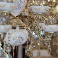 لوستر  چینی ،برنزی  اشر فی|لوستر و چراغ آویز|تبریز, |دیوار