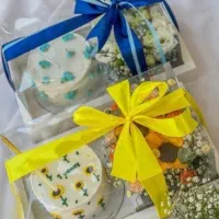 جعبه هدیه گل و کیک برای تولد و ...