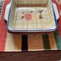 ظرف سرامیکی گلدار