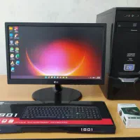 کامپیوتر i5 رم 8 هارد یک ترابایت مانیتور 19 LED