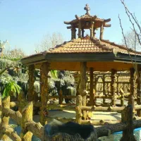 سیمانبری و آلاچیق