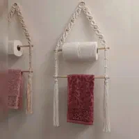 مکرومه بافی،رانر،جا حوله ای،صندل ،دیوارکوب|صنایع دستی و سایر لوازم تزئینی|قوچان, |دیوار