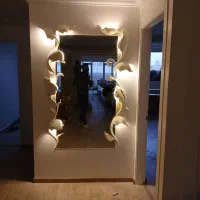 گچبری گچ بری مدرن قاب بندی پتینه ورق طلا