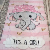 روتختی و پرده کودک صورتی .