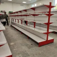 قفسه دیوارکوب سفید قرمز