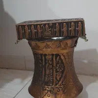 سطل و جا دستمالی مسی