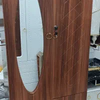 کمد ریل چوبی،اینه کنسول