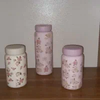 مینی فلاسک گل دار