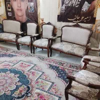 یکدست.مبل.استیل.فندقی.