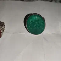انگشتر نقره عقیق فیروزه
