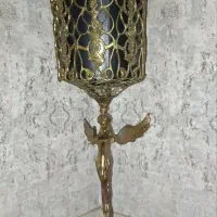 سطل و جادستمال کاغذی  پایه فرشته برنز برنجی برنزی|صنایع دستی و سایر لوازم تزئینی|ری, منصوریه منگل|دیوار