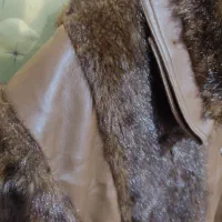 پالتو کتی چرم وخز اصل|لباس|الشتر, |دیوار