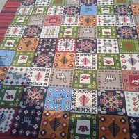 دوتخته فرش 12متری طرح گبه قشقایی|فرش|آبادان, |دیوار